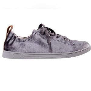 REVITALIGN Gray Velvet Women's Sneakers size 12 Wide New